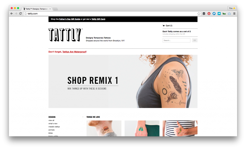 Tattly screenshot